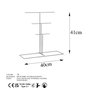 Aberto Design TK-006-A Organizador de Joyas Cromo